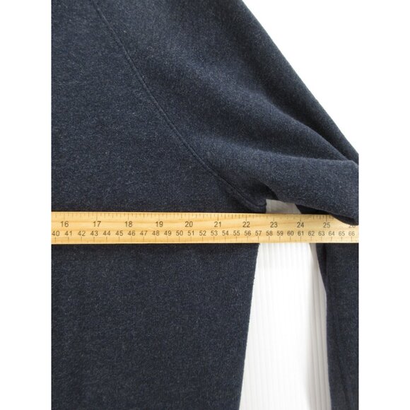 Naadam Sweater Large Cashmere Cotton 1/4 Zip Pullover Minimalist Knit - Picture 5 of 10